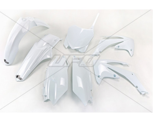Пластиковий комплект UFO HONDA crf 250r '11-'13, crf 450r '11-'12 колір білий (ho114e041)