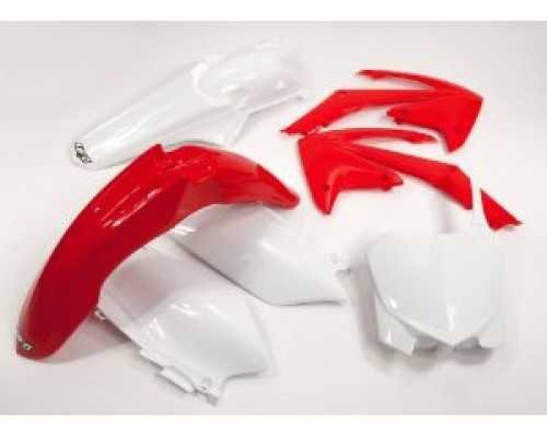 Набір пластикових обвісів HONDA crf 250r '11-'13, crf 450r '11-'12 колір oem (червоний/білий) (ho114e999) (ho114e999)