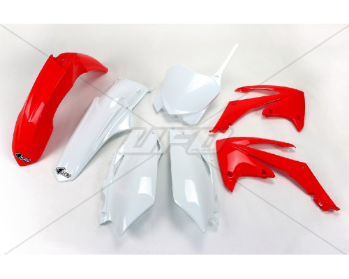 Набір пластикових деталей HONDA crf 250r '11-'13, crf 450r '11-'12 колір oem (червоний/білий) (ho115e999) (ho115e999)