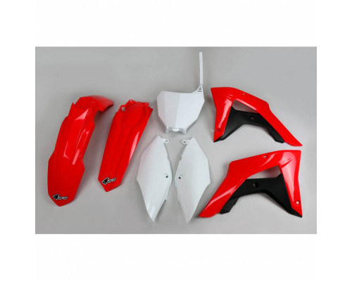 Набір пластикових UFO HONDA crf 250rx '19-21, crf 450rx '17-20, колір oem (червоний/білий) (ho120e999) (ho120e999)