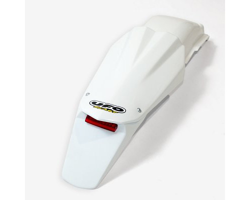 Заднє крило UFO husqvarna 2t '05-'09, 4t '05-'07 світлого білого кольору