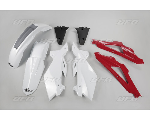 Пластиковий набір UFO husqvarna tc 4t '05-'07 колір oem '07 (білий/червоний/чорний) (hu606e999) (hu606e999)