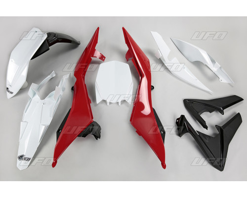Пластиковий набір UFO husqvarna tc 499 4t '11-'13 колір oem (білий/червоний/чорний) (hu612e999) (hu612e999)