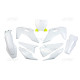 Пластиковий набір UFO husqvarna tc 125/250 '19-'22, fc 250/350/450 '19-'22 колір oem (білий) (hu622e999) (hu622e999)