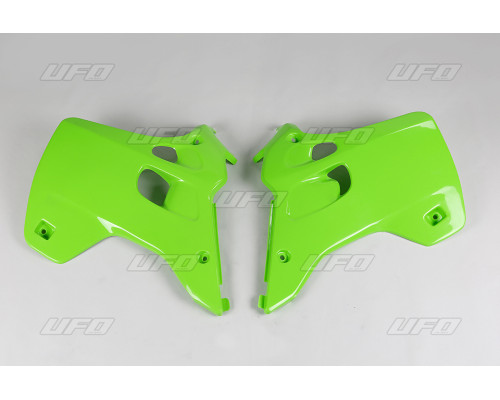 Ковпачки радіатора UFO kawasaki kx 125/250 '92-'93 колір зелений