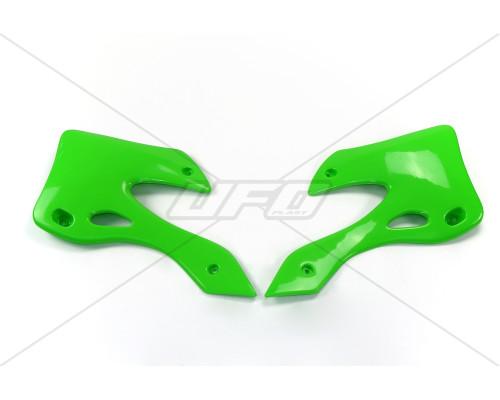Ковпачки радіатора UFO kawasaki kx 125/250 '99-'02 колір зелений