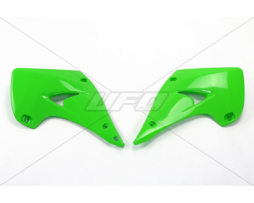Ковпачки радіатора UFO kawasaki kx 125/250 '03-'17 колір зелений