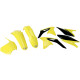 Набір пластику UFO suzuki rmz 250 '10-18 колір oem '10 (жовтий/чорний) (su411e999) (su411e999)