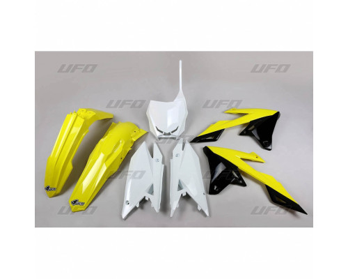 Набір пластикових UFO suzuki rmz 250 '19-'25, rmz 450 '18-'25 колір oem (жовтий/чорний) (su418e999) (su418e999)