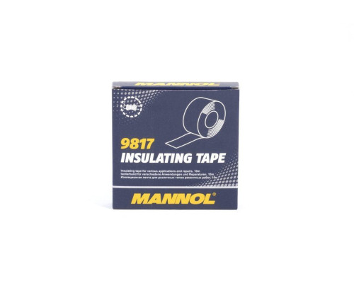 Бандажна стрічка mannol 19ммх10м - ізоляційна стрічка (поліефірне волокно) (9817) (60)