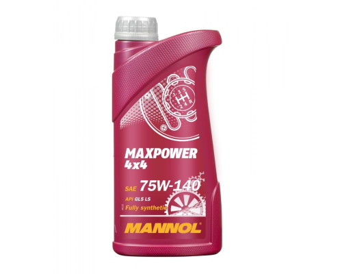 Mannol maxpower 4x4 75w140 api gl5- синтетична масла передача 1л (75w-140)