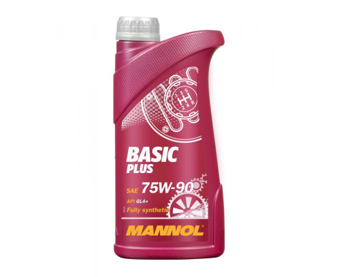 Mannol basic plus 75w90 api gl4+ synthetic gear oil 1l (75w-90)