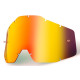 100 PROCENT, скло/szybka pojedyncza, czerwone lustro, anti fog, 51002-003-02, starszy model
