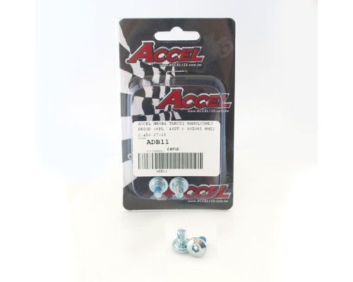 БОЛТИ ПЕРЕДНЬОГО ГАЛЬМІВНОГО ДИСКА ACCEL (КОМПЛЕКТ 4 - M6) SUZUKI RMZ 250/450 '07-'16