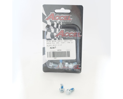 БОЛТИ ГАЛЬМІВНОГО ДИСКА ACCEL ПЕРЕДНІ/ЗАДНІ (КОМПЛЕКТ 6 ШТ. - M6) KTM SX/SXF/EXC/EXCF '00-'18