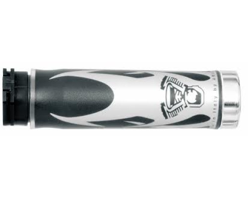Harri's sale 02601-ag наконечник полум'я хромований (130 мм/25 мм) без отвору колір сірий/чорний