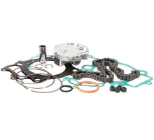 РЕМКОМПЛЕКТ ДВИГУНА VERTEX TOP KTM EXCF 450 12-16, HUSQVARNA FE 450 14-16 (ПОРШЕНЬ 23859A, ПРОКЛАДКИ ВЕРХНІ, ЛАНЦЮГ ГРМ)
