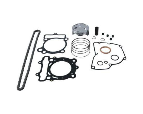 РЕМКОМПЛЕКТ ДВИГУНА VERTEX TOP SUZUKI RMZ 250 16-24 (ПОРШЕНЬ 24122B, ПРОКЛАДКИ ВЕРХНІ, ЛАНЦЮГ ГРМ)