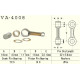 Шатун vesrah kawasaki kef 300 (kef300) '95-'00, klf300 (klf300) '86-'05, kvf 300 (kvf300) '89-'02 (va4008) (made in japan)