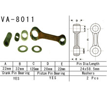 Шатун vesrah kawasaki kx 250 (kx250) '78-'08, kdx 250 (kdx250) '91-'94 (va8011) (зроблено в японії)