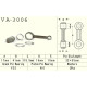 Шатун vesrah suzuki ltf 300 (ltf300) king quad '91-'02 (va3006) (made in japan)