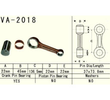 Шатун vesrah YAMAHA yfm 660 (yfm660) raptor '02-'05, grizzly yfm 660 (yfm660) '02-'08 (va2018) (made in japan)