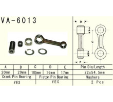 Шатун vesrah YAMAHA yz 125 (yz125) '97-'00 (va6013) (зроблено в японії)