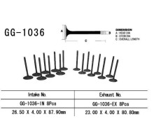 Впускний клапан vesrah HONDA cbr 600 f4 '99-06' (oem: 14711-mbw-000) (1шт) (зроблено в японії)