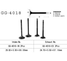 Впускний клапан vesrah kawasaki klr 250 '85-'05, en 450/500, gpz 500s, gpz 900r, er 5 '97-03 (oem: 12004-1052,12004-1062) (1шт) (made in japan)