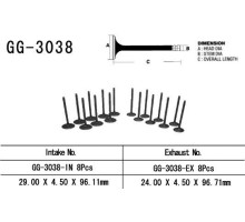 Vesrah впускний клапан suzuki gsxr 750 srad '96-99' (oem: 12911-33e00) (1шт) (made in japan)