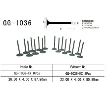 Клапан випускний vesrah HONDA cbr 600 f4 '99-06' (23,00x4,00x80,80mm) (oem: 14721-mbw-000) (1pc) (made in japan)