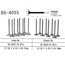 Клапан вихлопних газів vesrah kawasaki zx 9rr '05-06' (zx6002n1, n6f) (oem: 12005-0034) (1pc,) (made in japan)