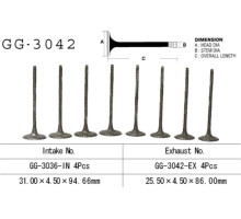Клапан вихлопних газів suzuki dl 650/sv 650 '99-'17 (oem: 12912-20f00) (1шт) (зроблено в японії)
