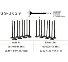 Клапан випускний suzuki rf 600r 9496 , gsxr 600w '92-93' (oem: 12912-18e00) (1шт) (made in japan)