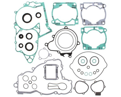 WINDEROSA (VERTEX) Комплект Прокладок для двигуна HUSABERG TE300 11-14, HUSQVARNA TE 300 14-16, KTM XC 300 08-16, XC-W 300 08-16 (З прокладкаМИ ДЛЯ ДВИГУНА)