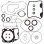WINDEROSA (VERTEX) Комплект Прокладок для двигуна KTM SX-F 450 07-12, XC-F 450 08-09 (З прокладкаМИ ДЛЯ ДВИГУНА)