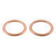 WINDEROSA (VERTEX) ПРОКЛАДКА ВИПУСКНОГО КОЛЕКТОРА KAWASAKI EN500 VULCAN LTD 96-09, ER-6N 09-10, EX 650R 07-11, EX500 NINJA 94-09, KLE650 VERSYS 07-14, W650 00-02, W800 20-21 (KPL-2SZT)