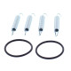 WINDEROSA (VERTEX) ПРОКЛАДКА ВИПУСКНОГО КОЛЕКТОРА YAMAHA YFZ350 BANSHEE 87-09 (SPR??YNY 4SZT + O-RINGI)