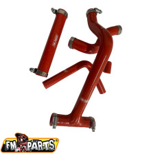 Fm-parts силіконові шланги/трубки для радіатора beta rr 250/300 '20-'24 червоний