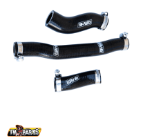 Fm-parts силіконові шланги/шланги радіатора ktm exc 250/300 tpi '20-'23, husqvarna te/tei 250/300 tpi '20-'23, газ-газ ec 250/300 tpi '20-'23 колір чорний