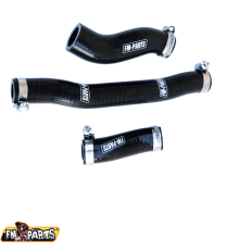 Fm-parts силіконові шланги/шланги радіатора ktm exc 250/300 tpi '20-'23, husqvarna te/tei 250/300 tpi '20-'23, газ-газ ec 250/300 tpi '20-'23 колір чорний