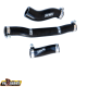 Fm-parts силіконові шланги/шланги радіатора ktm exc 250/300 tpi '20-'23, husqvarna te/tei 250/300 tpi '20-'23, газ-газ ec 250/300 tpi '20-'23 колір чорний