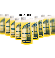 Mannol coolant pro cool 1l motocycle (-40°c/+135°c) готовий до використання - 20 шт. (пакет)