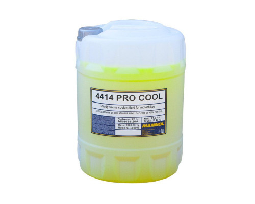 Mannol coolant pro cool 20l motorcycle (-40°c/+135°c) готовий до використання (48)