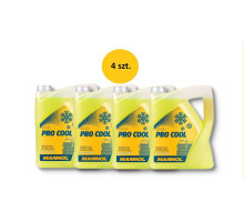 Mannol coolant pro cool 5l motorcycle (-40°c/+135°c) готовий до використання - упаковка по 4 штуки