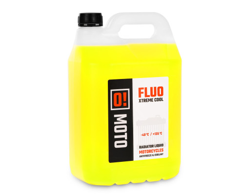 Omoto coolant fluid 5l o! fluo xtreme cool +135 готовий до використання (o!moto) (ole-002) (-40 до +135)