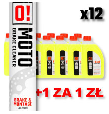 Omoto набір 12 охолоджуючої рідини 1л o! fluo xtreme cool + omoto spray remover remover 750ml o! очищувач гальм і монтажів