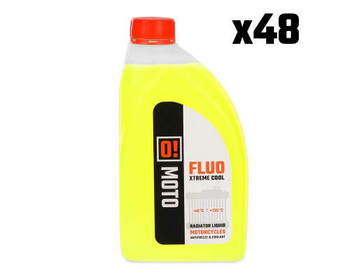 Omoto набір 48 охолоджуючої рідини 1л o! fluo xtreme cool+135 готовий до використання (o!moto) (ole-001) (-40 до +135) (упаковка з 48)