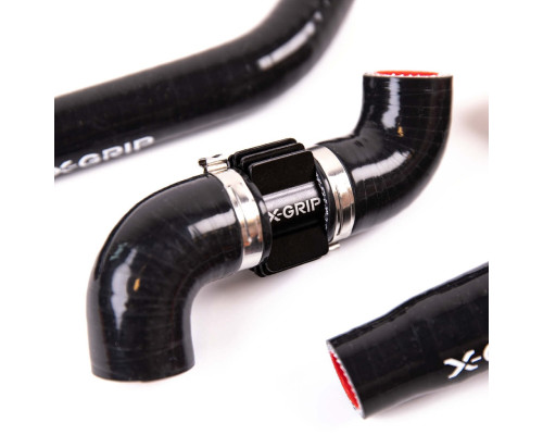 X-grip силіконові шланги/шланги радіатора ktm 250-300,exc tbi,xc-w tbi '24-, sx,xc '23-, husqvarna 250-300,te '24-, tc,tx,23-, gasgas 250-300,ec,mc,ex '24- колір чорний