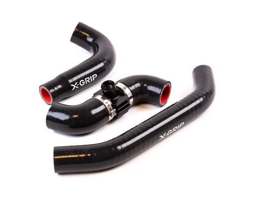 X-grip силіконові шланги/шланги радіатора ktm 250-300,exc tbi,xc-w tbi '24-, sx,xc '23-, husqvarna 250-300,te '24-, tc,tx,23-, gasgas 250-300,ec,mc,ex '24- колір чорний